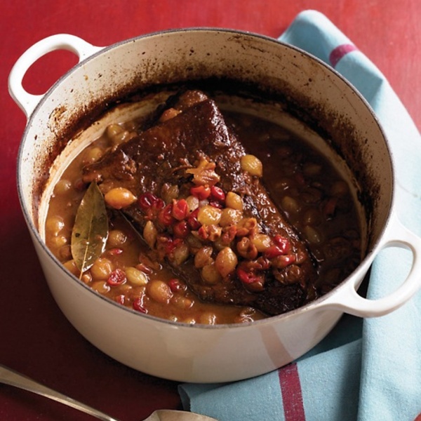 Braised Brisket with Cranberries