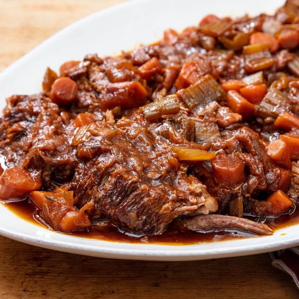 Pressure Cooker Jewish-Style Braised Brisket With Onions and Carrots Recipe