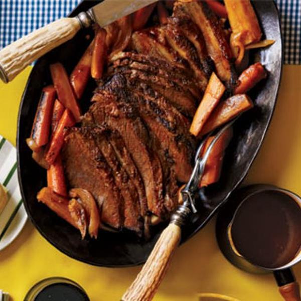 Braised Brisket And Vegetables Recipe