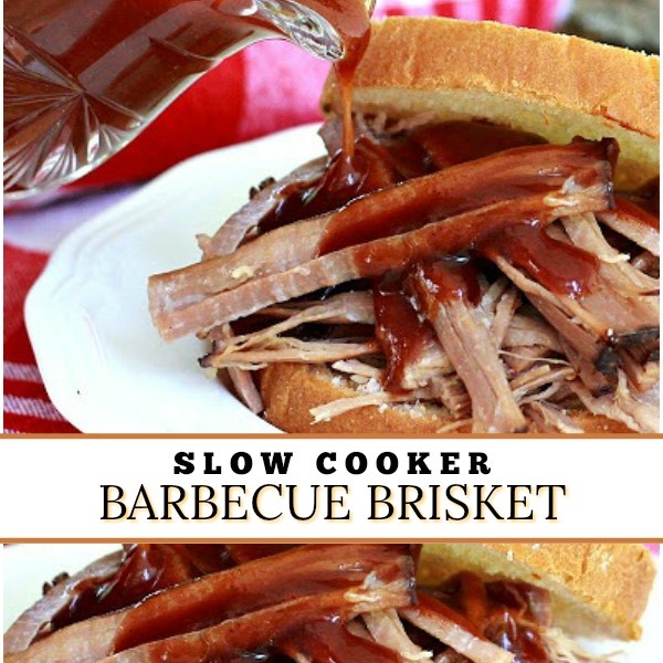 Slow Cooker Beef Brisket with Barbecue Sauce | Grateful Prayer