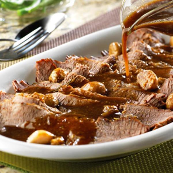 Braised Brisket With Garlic