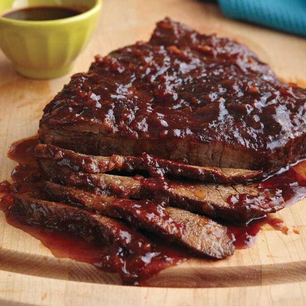 Slow Cooker Barbecue Brisket