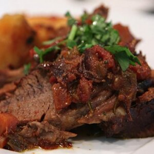 The Best Brisket Ever with Potatoes