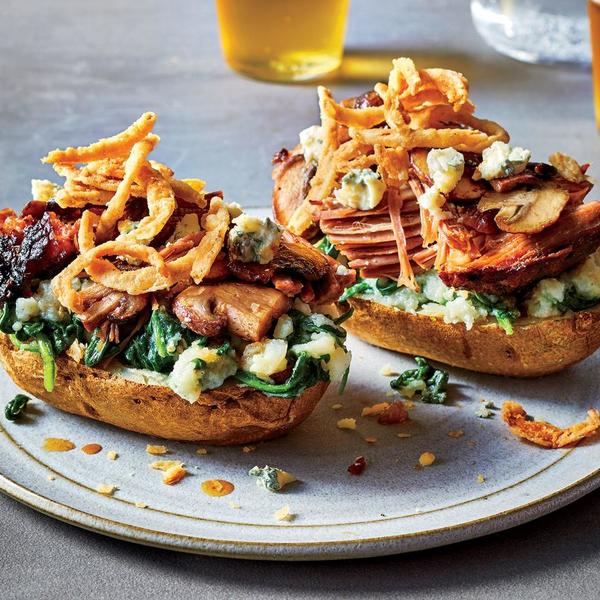 Loaded Steakhouse Baked Potatoes