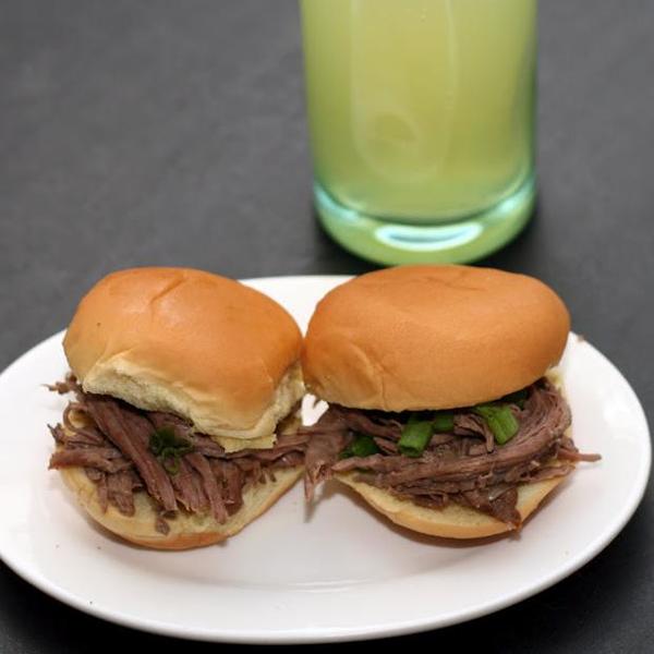 Ginger Five Spice Brisket Sliders