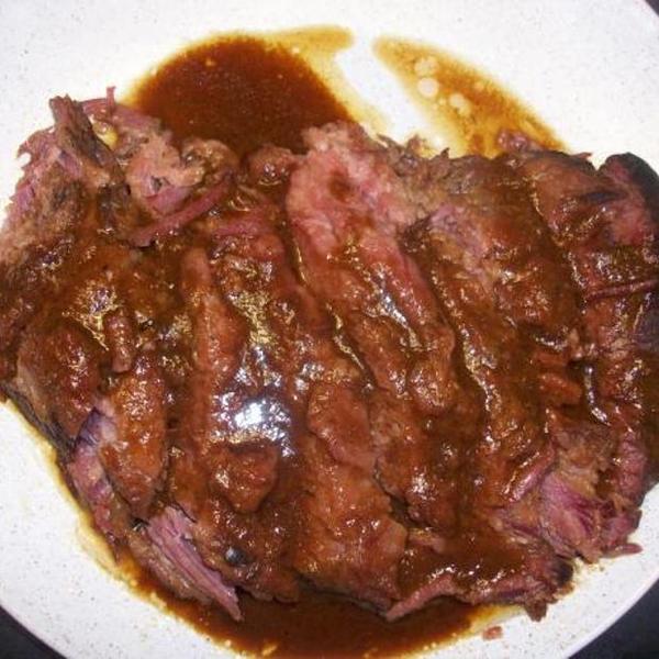 Bourbon Mustard Brisket (Crock Pot)