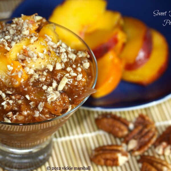 Sweet ‘N Chunky Peach Pecan BBQ Sauce