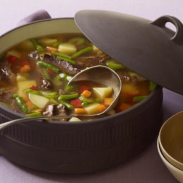 Steak, Potato And Vegetable Soup