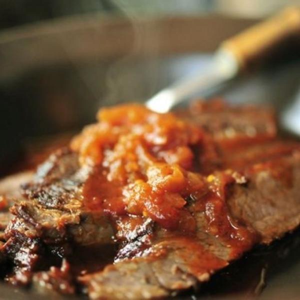 Coffee-Glazed Roasted Brisket