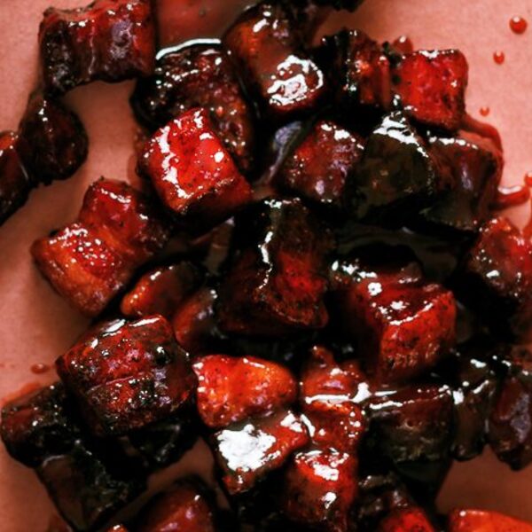 Smoked Pork Belly Burnt Ends