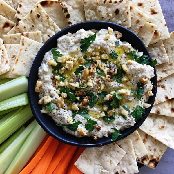 Charred Eggplant Dip with Tahini