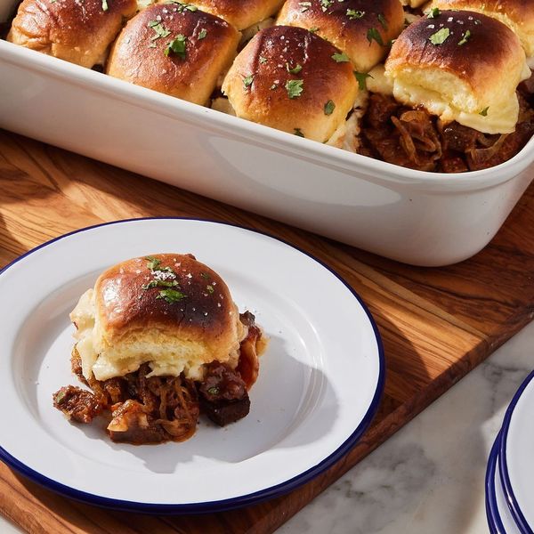 Slow-Roasted BBQ Brisket Sliders