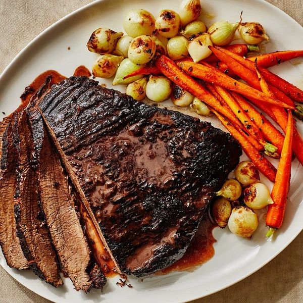 Braised Brisket With Pearl Onions and Carrots